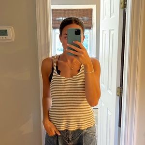Knit tank top